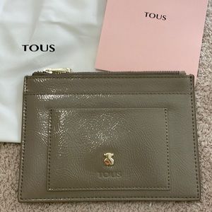 Tous card holder - color nude/brown